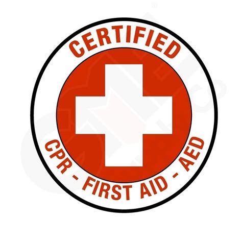 red cross first aid certification.